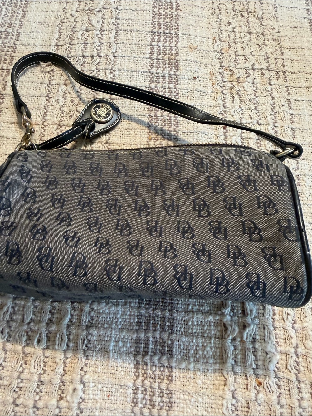 Dooney & Bourke Black Logo Shoulder Bag